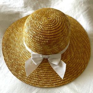 Janie & Jack baby girl straw sun hat